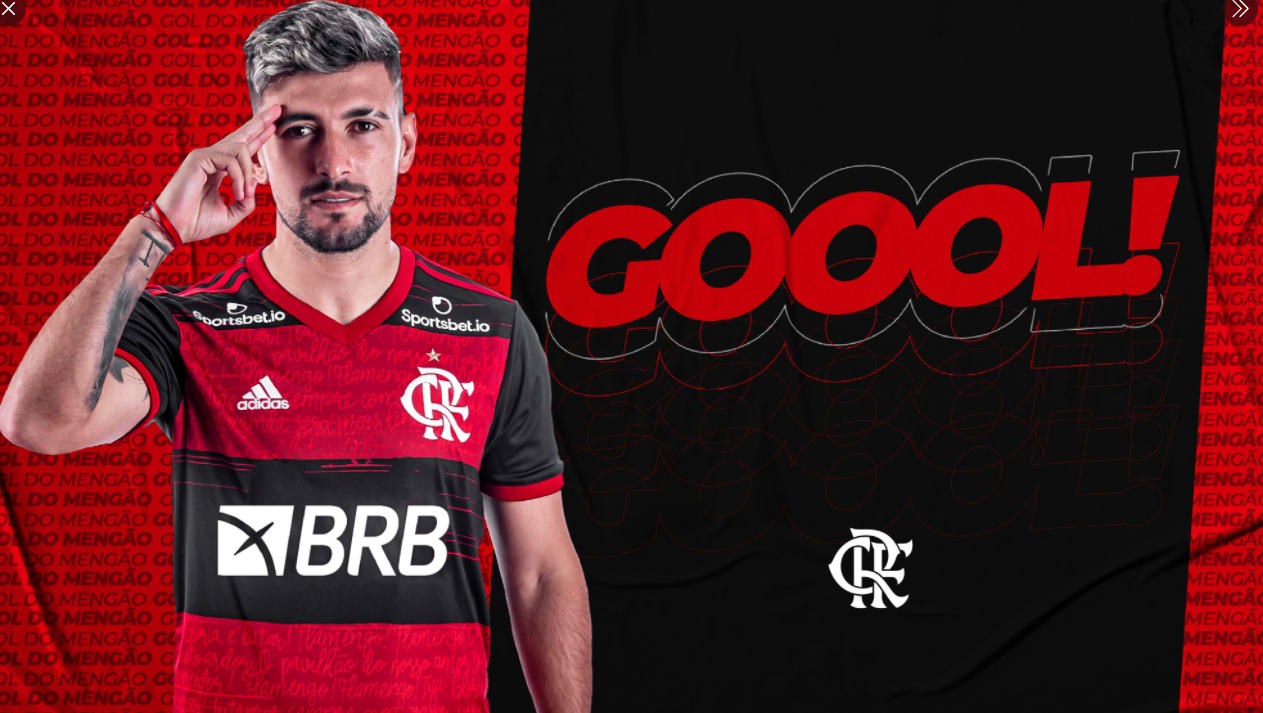 GOOOOOOLLLLLL!!!! ARRASCAETA ABRE O PLACAR PARA O FLAMENGO