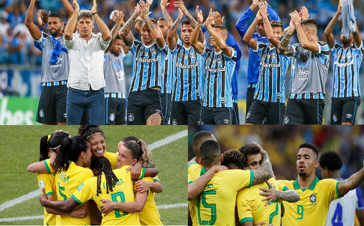 Grêmio , Seleção Feminina e Seleção Masculina - Eliéser Affonso Lucena