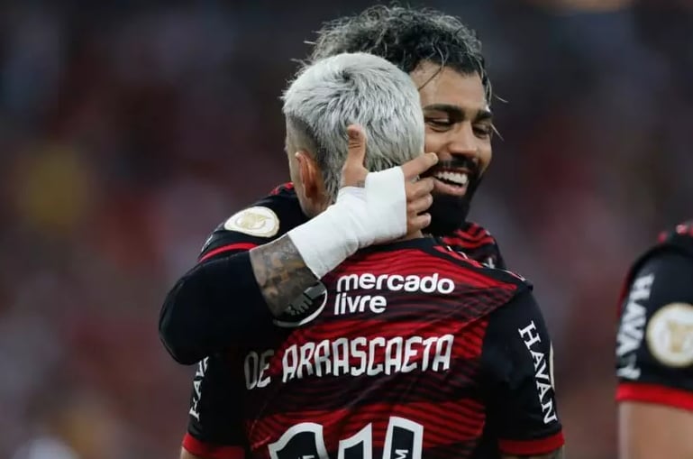 Gabigol e Arrascaeta desfalcam Flamengo pelo quarto treino consecutivo