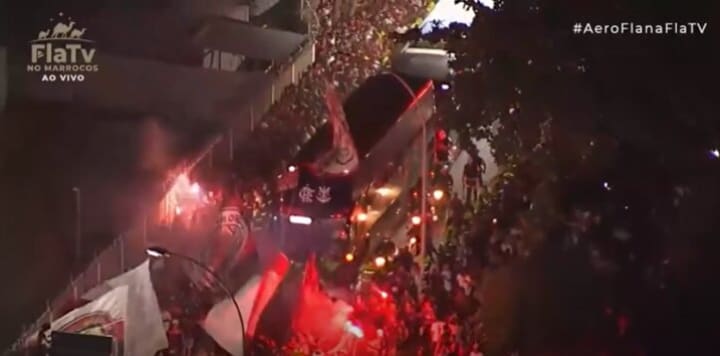 AeroFLA: veja as imagens aéreas da festa da torcida do Flamengo