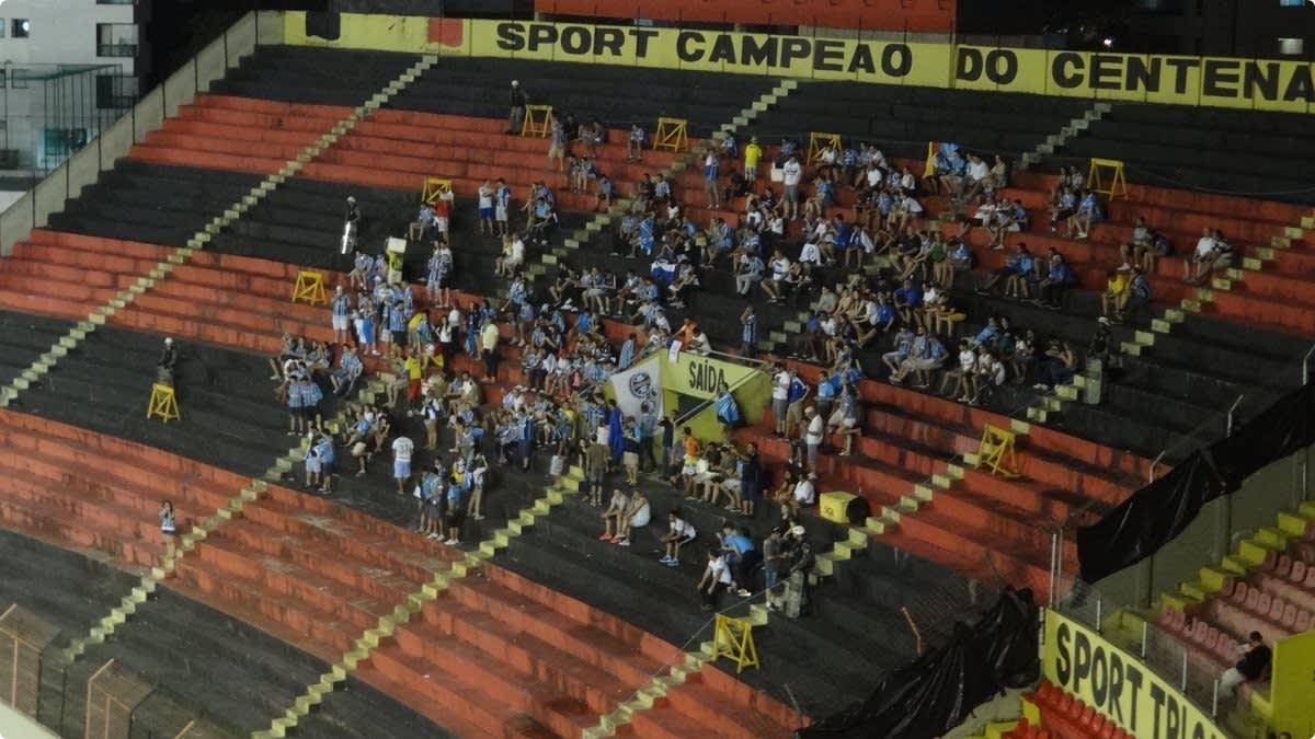 Acompanhe os lances em tempo real de Sport x Grêmio