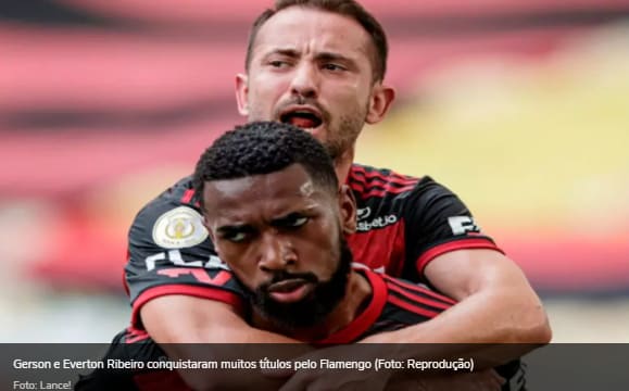 Everton Ribeiro se despede de Gerson: Vamos sentir sua falta, mas seja feliz