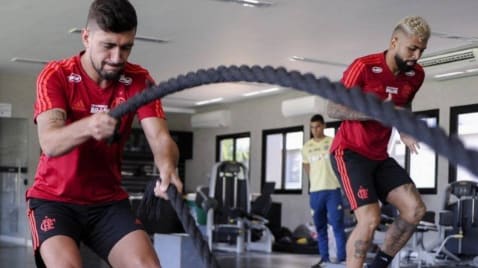 Flamengo apresentará Gabigol e Arrascaeta aos torcedores neste domingo, contra o Bangu