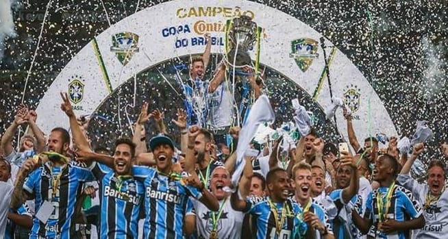 Grêmio terminava com seca de títulos nacionais há dois anos