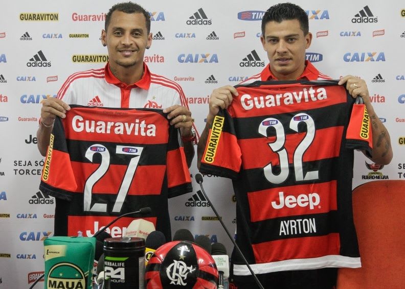 Alan Patrick e Ayrton são apresentados no Fla