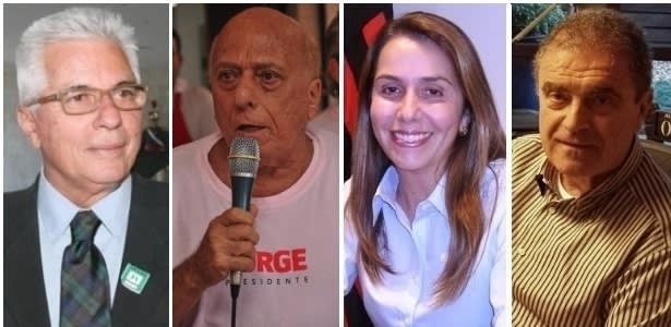 Ex-presidentes amenizam discurso e apoiam Bandeira no Flamengo