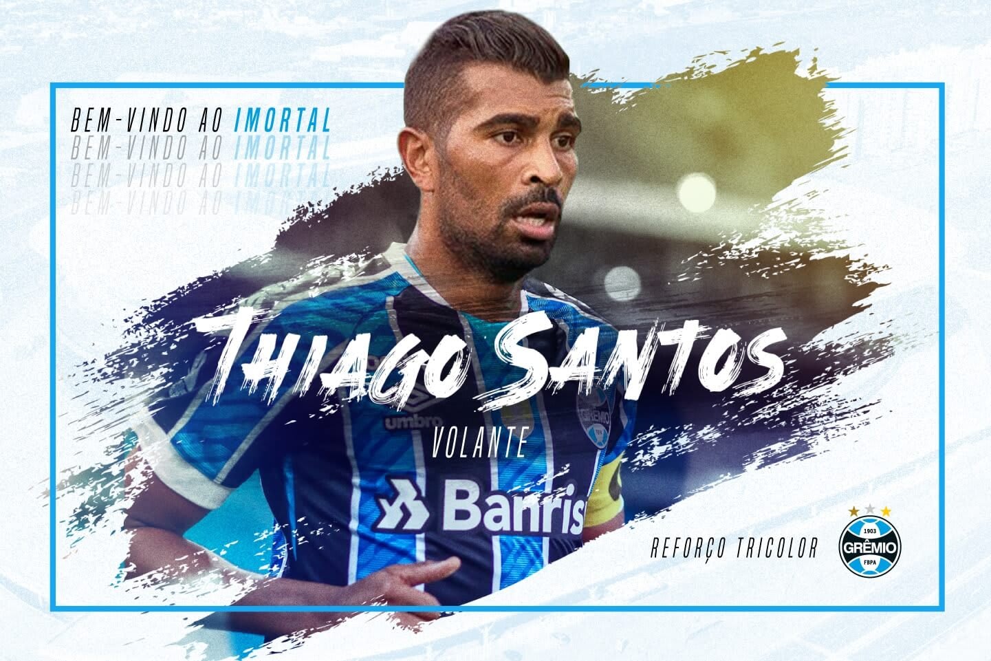 [PARTICIPE] Reforço na área! Deixe sua mensagem de boas-vindas ao volante Thiago Santos