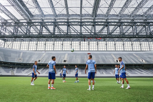 Grêmio finaliza trabalhos para encarar o Athlético