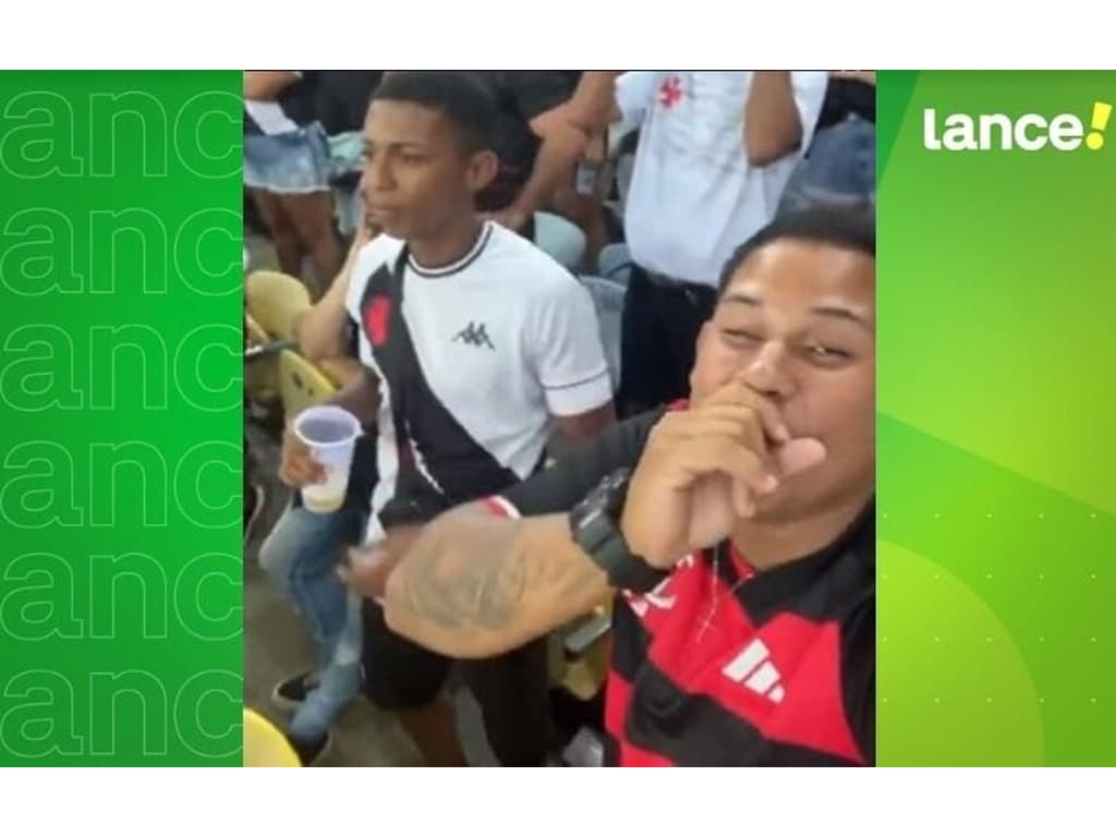 Desafio entre torcedores do Flamengo e Vasco ganha repercussão na internet.