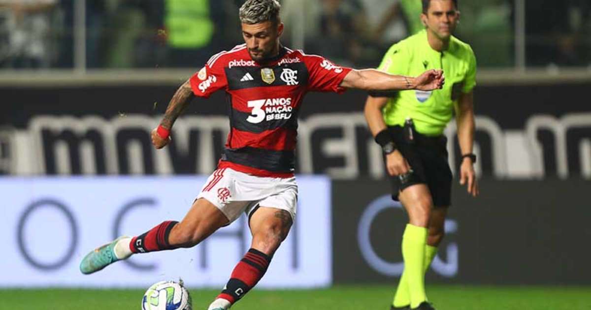 Arrascaeta e Luiz Araújo treinam e estarão à disposição do Flamengo na final