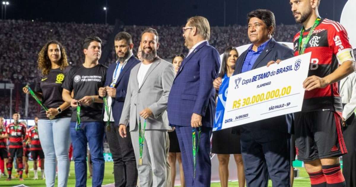 Veja quanto o Flamengo recebeu de premiação na Copa do Brasil