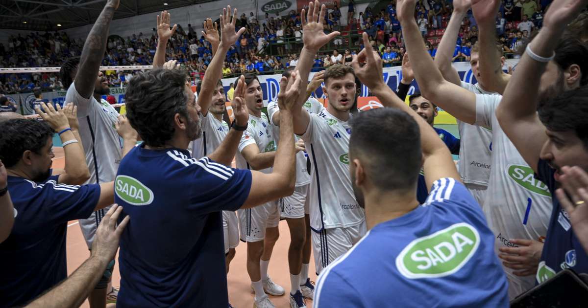 Sada Cruzeiro sofre primeira derrota de sets na Superliga de Vôlei.