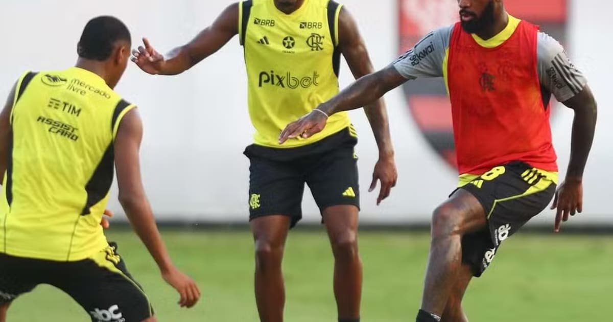 Gerson volta aos treinos e se aproxima do retorno aos jogos no Flamengo.