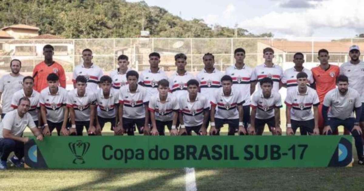 São Paulo supera Cruzeiro e avança à final da Copa do Brasil Sub-17