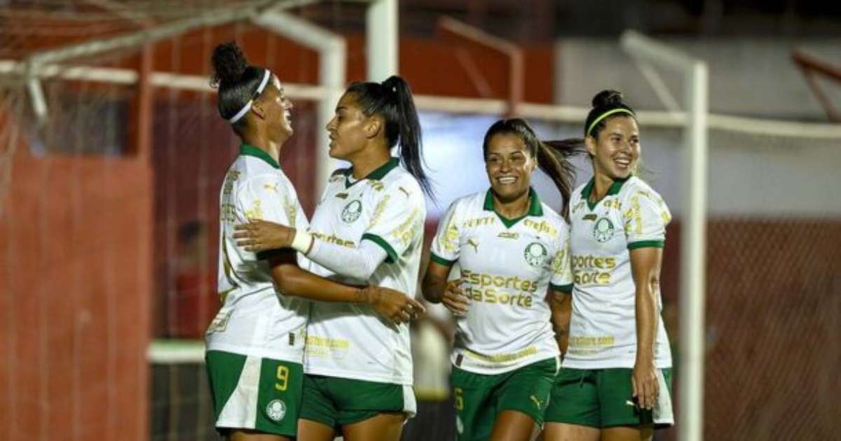 Palmeiras vence Cruzeiro em jogo inusitado e assume vice-liderança no Brasileiro Feminino