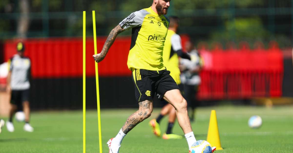 Flamengo realiza último treino antes de enfrentar o Corinthians pelo Brasileirão