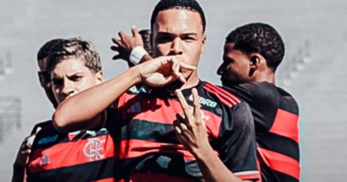 Flamengo vence com goleada irmão de Vini Jr no Carioca Sub-20