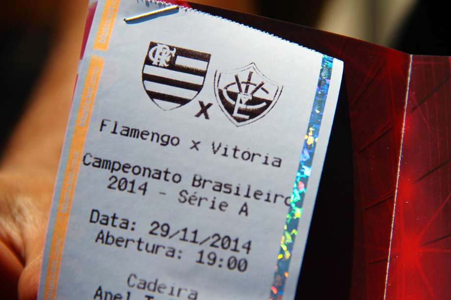 Gafe em ingresso anuncia Flamengo x Vicetória em Manaus