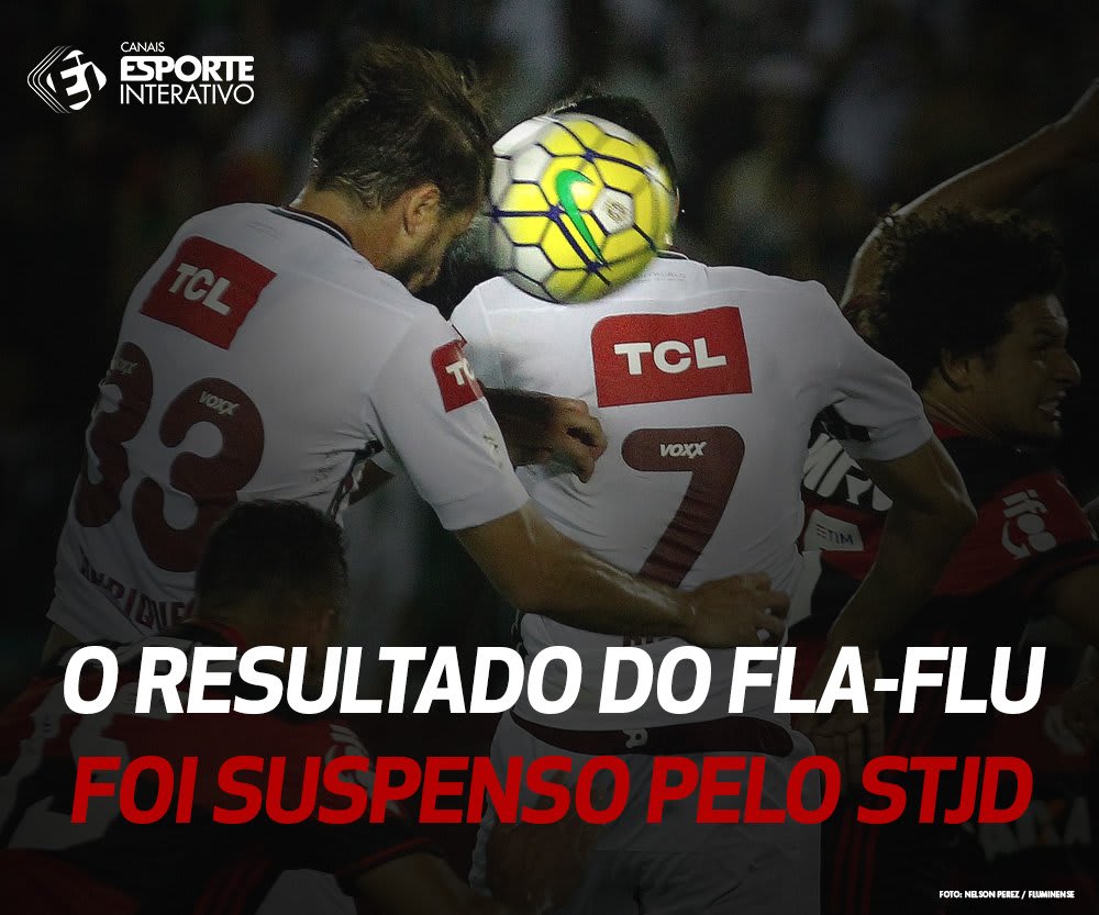 STJD suspende FLA-FLU