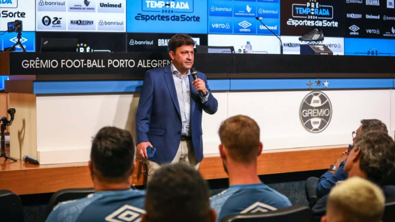 Valor necessário para arrecadar com vendas de jogadores pelo Grêmio em 2024