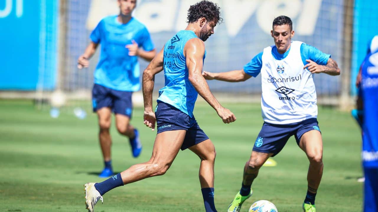 Confira o treino do Grêmio nesta quarta-feira