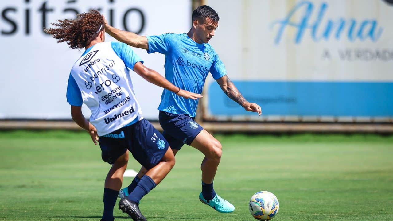 Confira o treino do Grêmio nesta quarta-feira