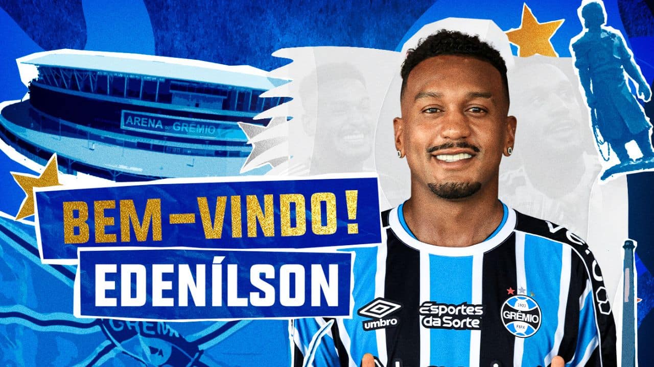 Edenilson utilizará a camisa 41 no Grêmio: confira o número do jogador!