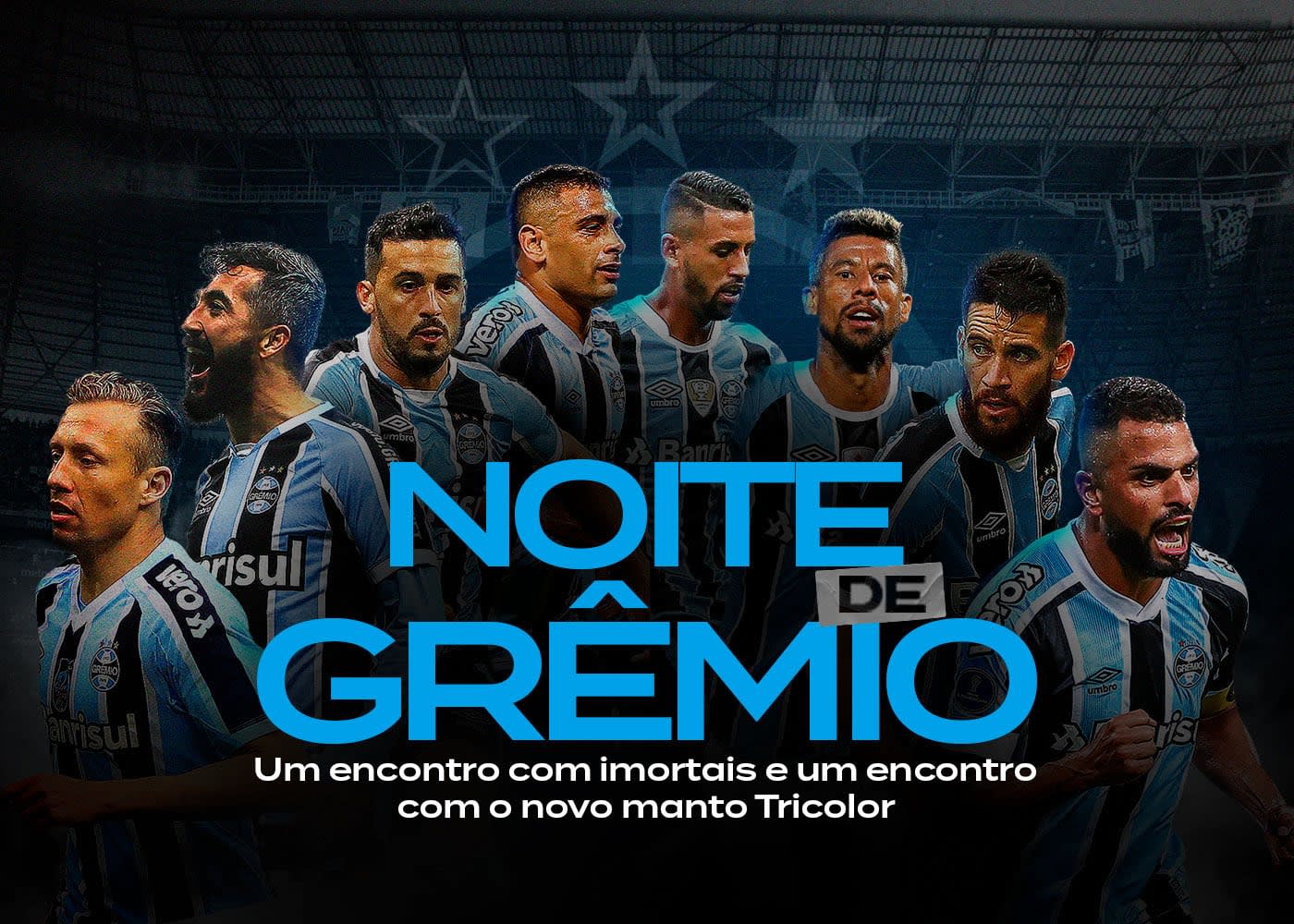 Grêmio planeja jogo de ídolos para lançamento de nova camisa tricolor.