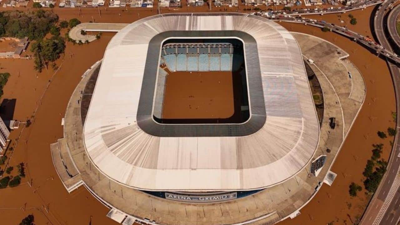 Bastidores da Situação Atual da Arena do Grêmio Após Enchente em Porto Alegre