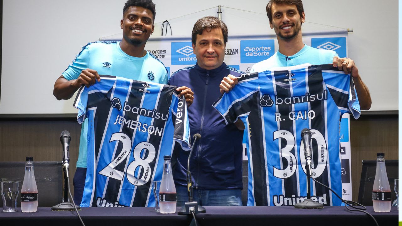 Jemerson e Rodrigo Caio disponíveis para Grêmio x Corinthians.