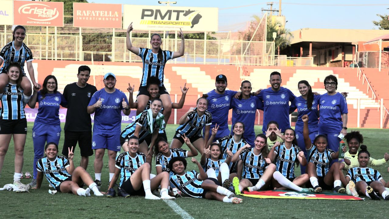 Grêmio encaminha classificação no Brasileirão Feminino Sub-17 após goleada