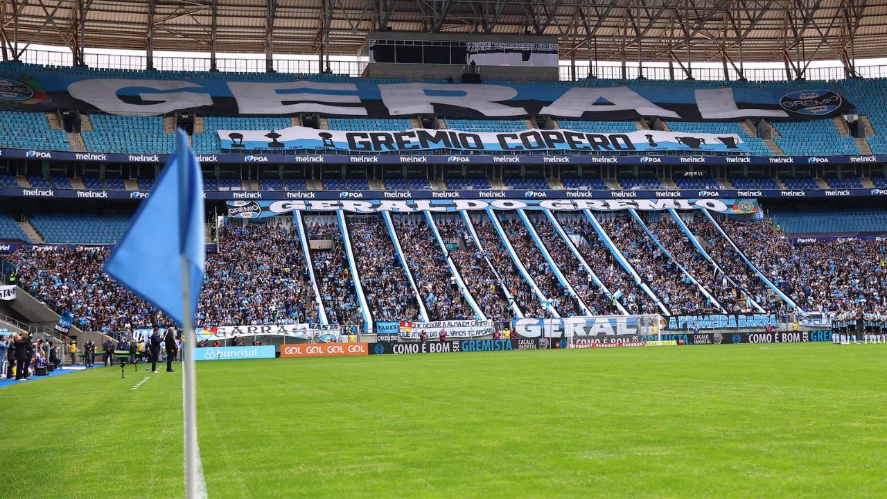 Arena do Grêmio revela novidade especial para jogo contra o Flamengo