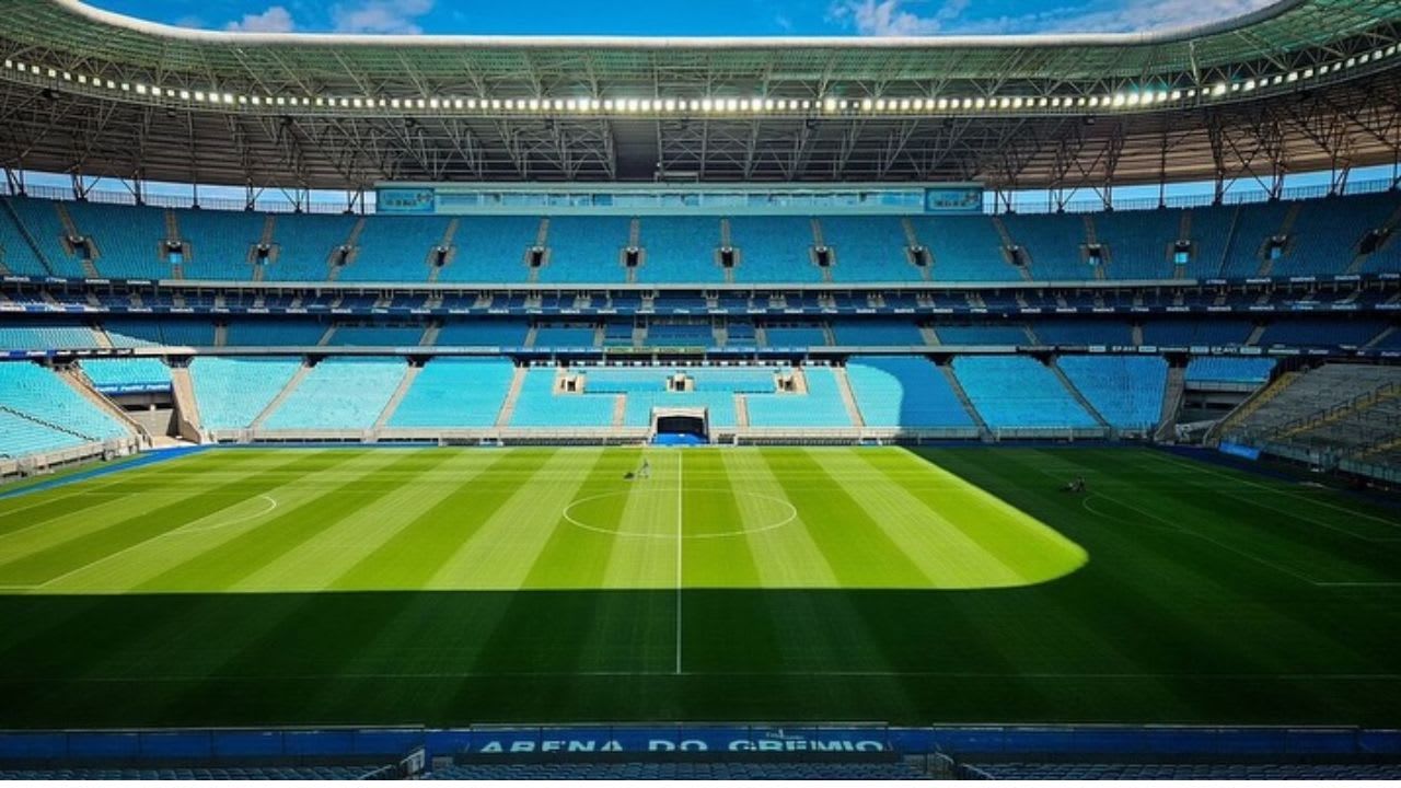 Atualização do estado da Arena do Grêmio chama a atenção