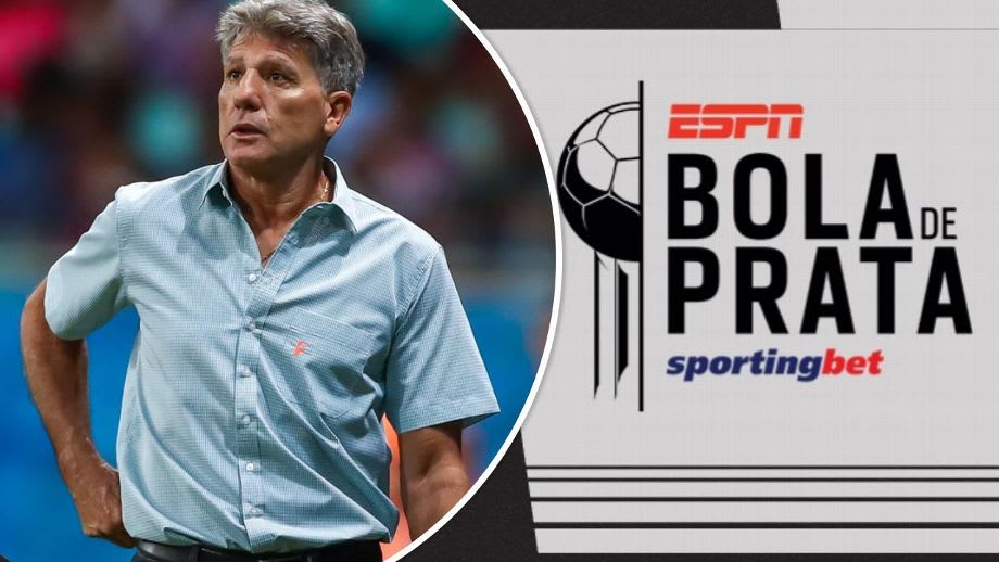 Renato Gaúcho assume como técnico na seleção do Prêmio ESPN Bola de Prata Sportingbet; Arrascaeta é o melhor da rodada