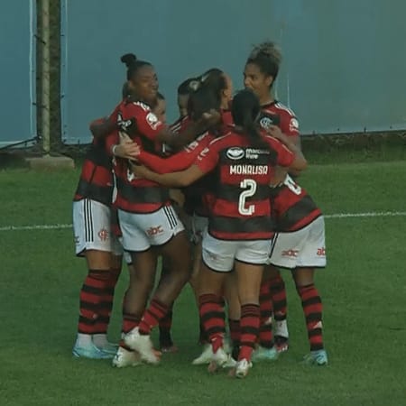 Flamengo bate Grêmio e assume vice-liderança do Brasileirão Feminino