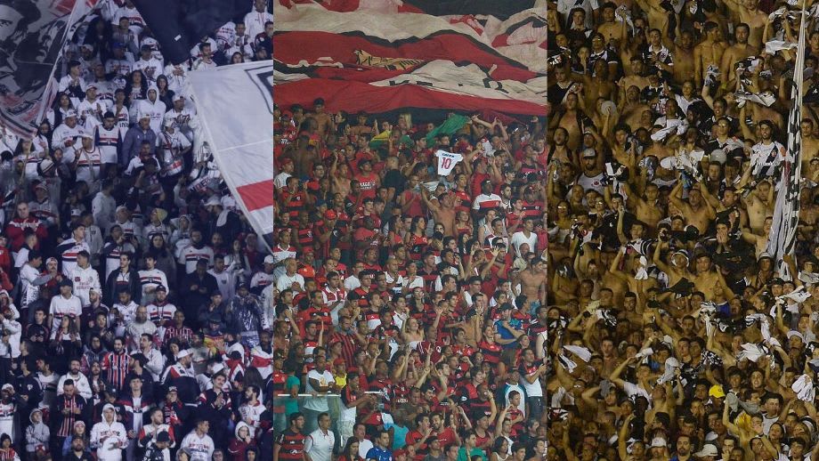 Nova pesquisa de torcidas recoloca São Paulo no top 3 e deixa Vasco acima de Atlético-MG e Cruzeiro; compare