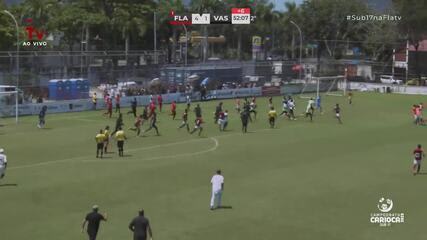 Flamengo e Vasco termina em pancadaria no Carioca sub-17