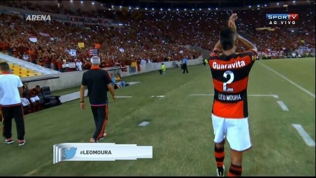 Léo Moura escala seu Flamengo com Pet, Adriano, Sheik, Bruno e Joel