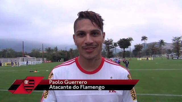 Guerrero convoca torcida do Fla para o jogo contra o Santos