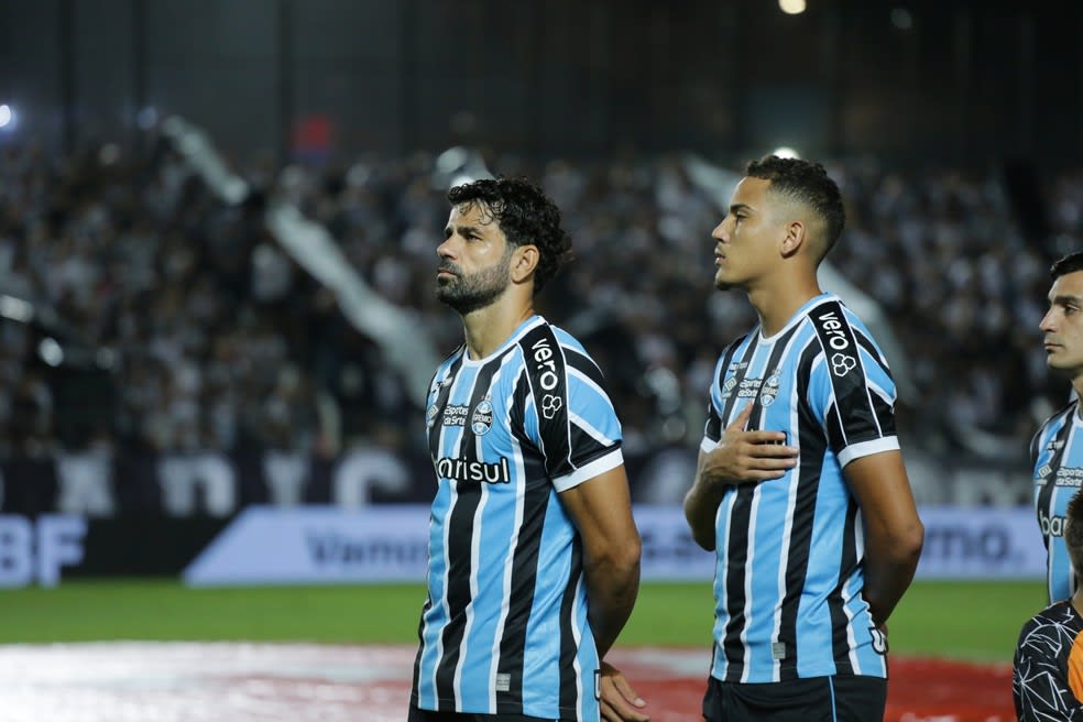 Operário-PR x Grêmio Diego Costa — Foto: Giovani Baccin/AGIF