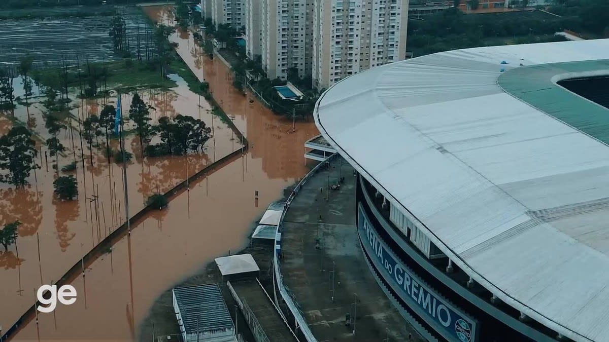 Arena do Grêmio não oferece estrutura adequada para vítimas de enchentes no RS