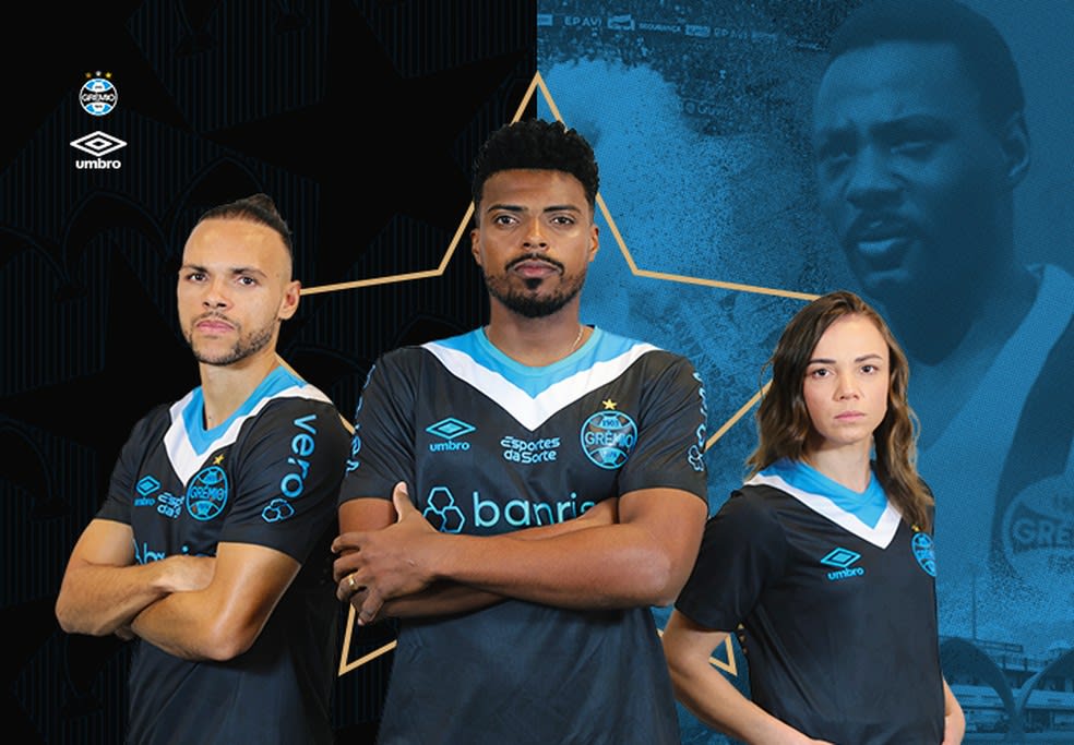 Terceira camisa do Grêmio para a temporada — Foto: Divulgação