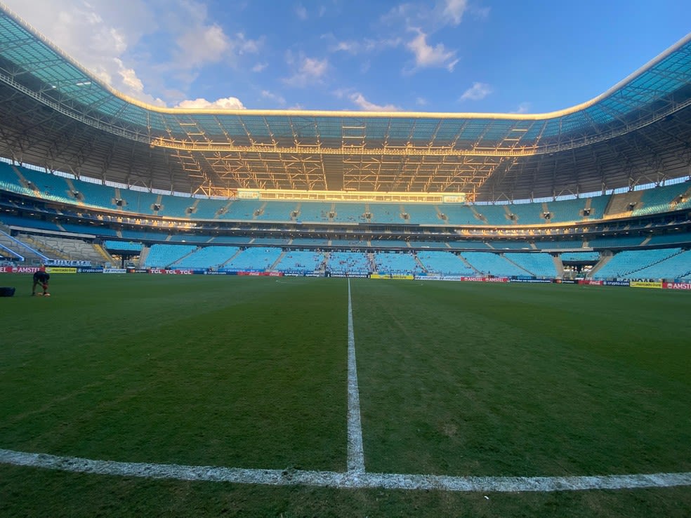 Arena do Grêmio pode voltar em agosto — Foto: João Victor Teixeira