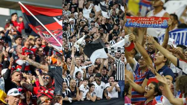 Preferência do público masculino pelo Flamengo reflete-se na torcida cearense.