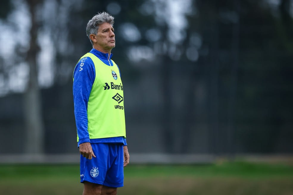 Renato Portaluppi, técnico do Grêmio — Foto: Lucas Uebel/Grêmio