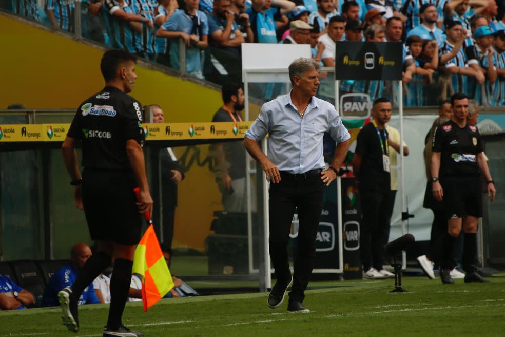 Renato ganhou mais um título pelo Grêmio — Foto: João Victor Teixeira