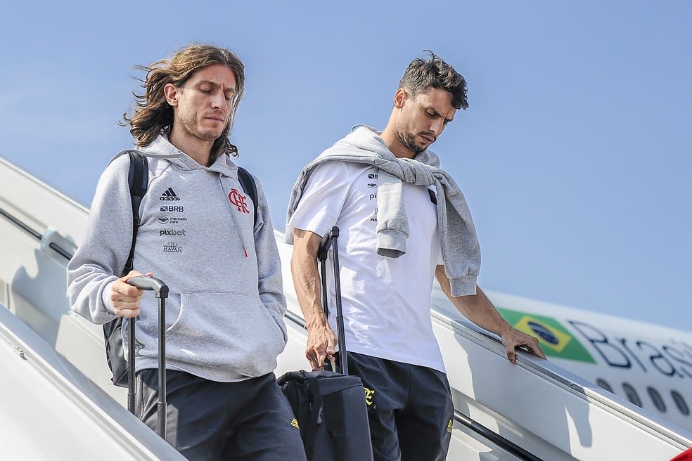 Rodrigo Caio e Filipe Luís definem futuro e vão se despedir do Flamengo