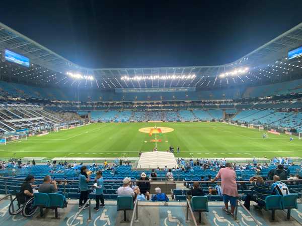 Torcedor recebe punição por comportamento inadequado na Arena do Grêmio