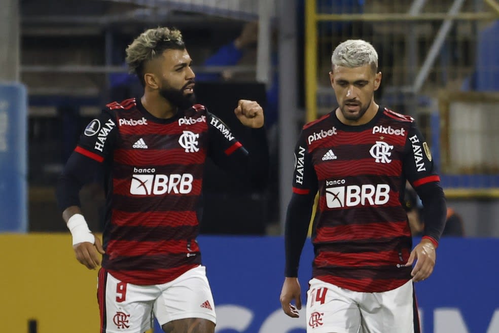 REFORÇOS! Gabigol e Arrascaeta retornam ao Flamengo para duelo na Copa do Brasil