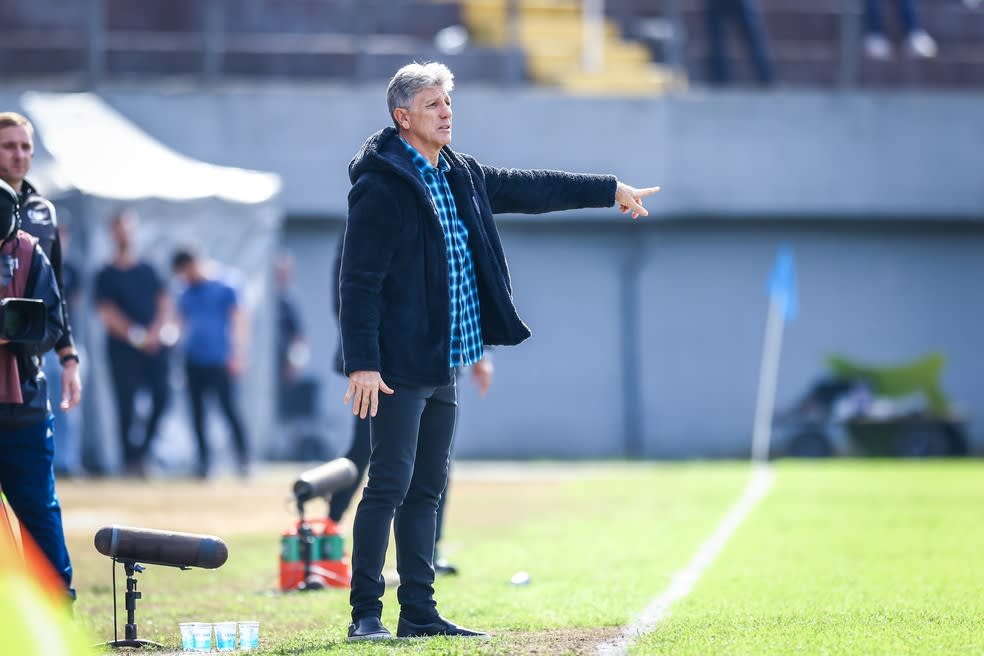 Renato Gaúcho comanda o Grêmio em 2024 — Foto: Lucas Uebel/Grêmio FBPA